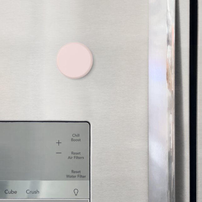 Minimalistisches Rosa, schlicht elegant und elegan Magnet (In Situ (Kühlschrank))