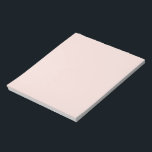 Minimalistisches Rosa, schlicht elegant und elegan Notizblock<br><div class="desc">Minimalistisches, rosa, solide schlicht elegantes, modernes, gürtelförmiges Notizblock</div>
