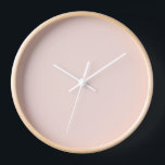 Minimalistisches Rosa, schlicht elegant und elegan Uhr<br><div class="desc">Minimalistische rot rosa solide schlicht elegante moderne stilvolle mädchenhafte Wall Uhr. Sie können die Farbe der Uhr bearbeiten und anpassen. Erhältlich in verschiedenen Formen (rund oder quadratisch) und Materialien</div>