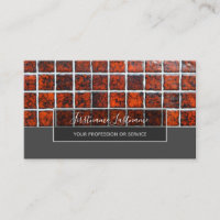 Minimalistisches rotes Mosaikfliesen, graues Recht