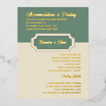 Minimalistisches Salbeigrün und Creme Formal