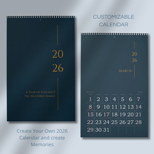 Minimalistisches sauberes Design Kalender (Von Creator hochgeladen)