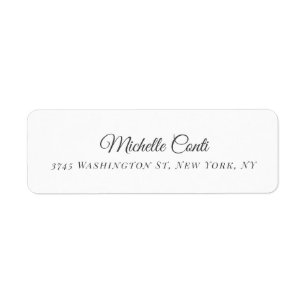 Minimalistisches Schlichtes Elegantes Modernes