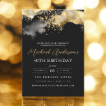 Minimalistisches Schwarz-Gold-Script zum 30. Gebur Einladung<br><div class="desc">Feiern Sie 30 Stile mit einer Minimalistischen Script Black and Gold Geburtstagseinladung! Mit schlichten Schwarz- und Goldakzenten, eleganter Schriftzeichen und einem sauberen, modernen Design Set diese Einladung den Ton für ein anspruchsvolles Fest. Es ist perfekt für jeden Ort, von schicken Salons bis hin zu intimen Ansammlungen, und verbindet zeitlose Eleganz...</div>