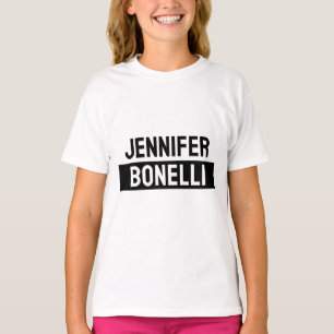 Minimalistisches Schwarz-Weiß-Einfach-Elegantes Mo T-Shirt