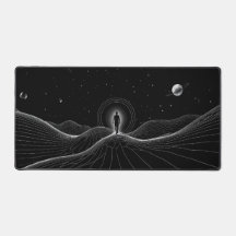 Minimalistisches Schwarz-Weiß-Portal