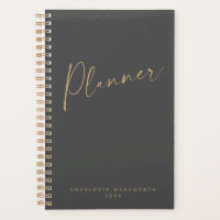 Minimalistisches Schwarzes Gold Personalisiert wöc