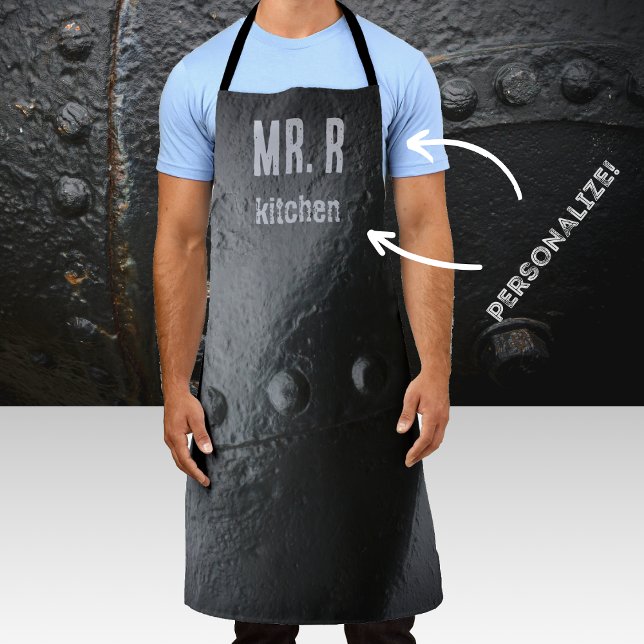 Minimalistisches Schwarzmetall Schürze (Von Creator hochgeladen)