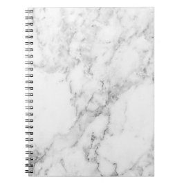 Minimalistisches Schwarzweiss-Marmornotizbuch Notizblock