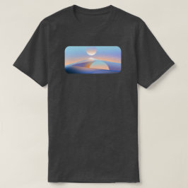 Minimalistisches Science-Fiction-Wüsten-Grafik-T-S T-Shirt