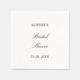 Minimalistisches Script Brautparty Napkins Serviette