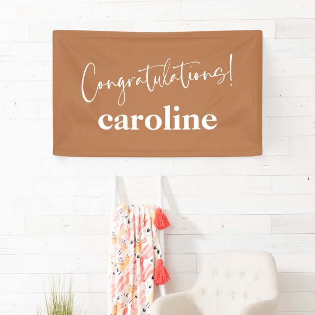 Minimalistisches Script Custom Congratulation Terr Banner (Insitu)