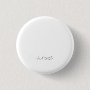 Minimalistisches Script Lovely 3d Monogram Button
