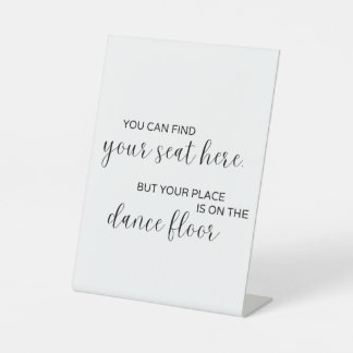 Minimalistisches Seekartenzeichen Sockelschild