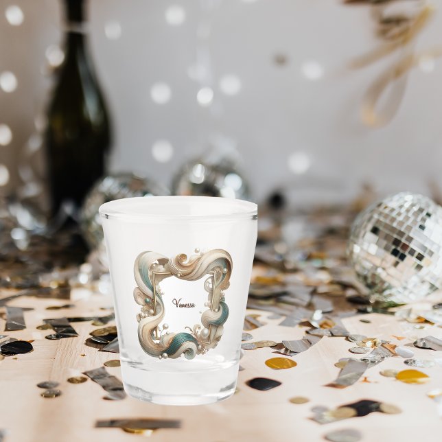 Minimalistisches Shot Glass von der Perlküste Eleg Schnapsglas (Von Creator hochgeladen)