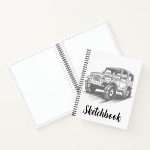 Minimalistisches Skizzenbuch Notizbuch