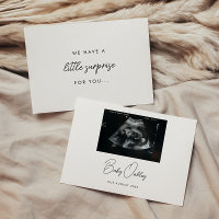 Minimalistisches Skript 'Little Surprise' Schwange