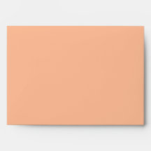 Minimalistisches Solid Peach Elegante Hochzeitssti