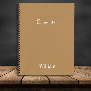 Minimalistisches Spiralnotizbuch – „Essentials“ Notizbuch