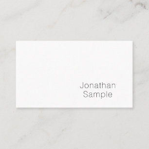 Minimalistisches, stilvolles Grafikdesign Beruflic Visitenkarte