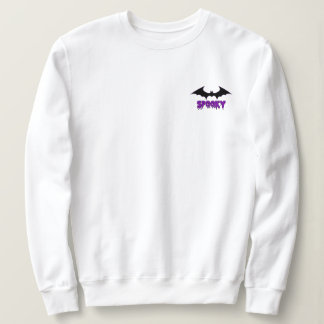 Minimalistisches Sweatshirt "Spooky Bat"