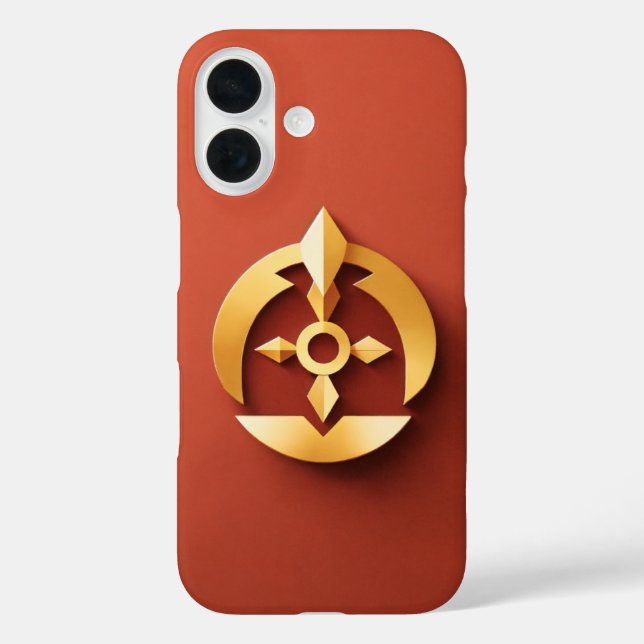 Minimalistisches Symbol iPhone Case - Allgemeines  (Rückseite)