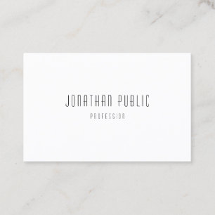 Minimalistisches Template Elegant Beruflich modern Visitenkarte