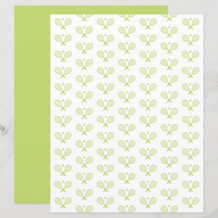 Minimalistisches Tennis-Musterbuch