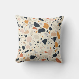 Minimalistisches Terrazzo-Muster Kissen