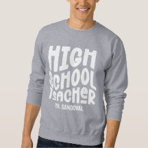 Minimalistisches Textdesign für High School Lehrer