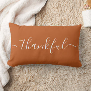 Minimalistisches Thanksgiving-Lendenkissen – Dankb Lendenkissen