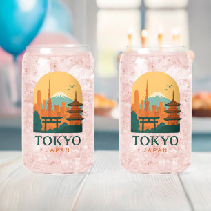 Minimalistisches Tokio Japan Reise Modern Dosenglas