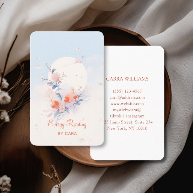 Minimalistisches, traditionelles Chinesisch Visitenkarte (Minimalist, Traditional Chinese Business Card Watercolor.)