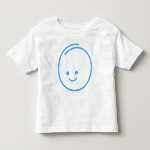 Minimalistisches Traurigkeits-Icon Kleinkind T-shirt
