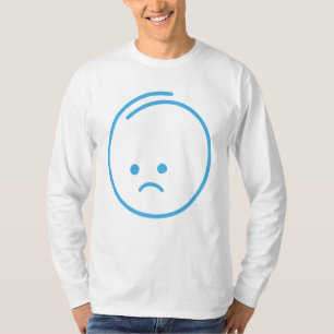 Minimalistisches Traurigkeitszeichen T-Shirt