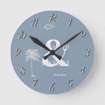 Minimalistisches tropisches Hochzeitstod