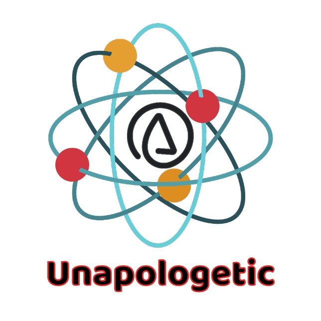 Minimalistisches unapologetisches Atheist-Symbol T-Shirt (Von Creator hochgeladen)