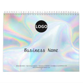Minimalistisches und stilvolles holografisches Des Kalender