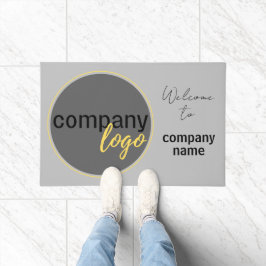 MINIMALISTISCHES UNTERNEHMEN LOGO WICOME GREETING FUßMATTE