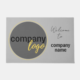 MINIMALISTISCHES UNTERNEHMEN LOGO WICOME GREETING FUßMATTE