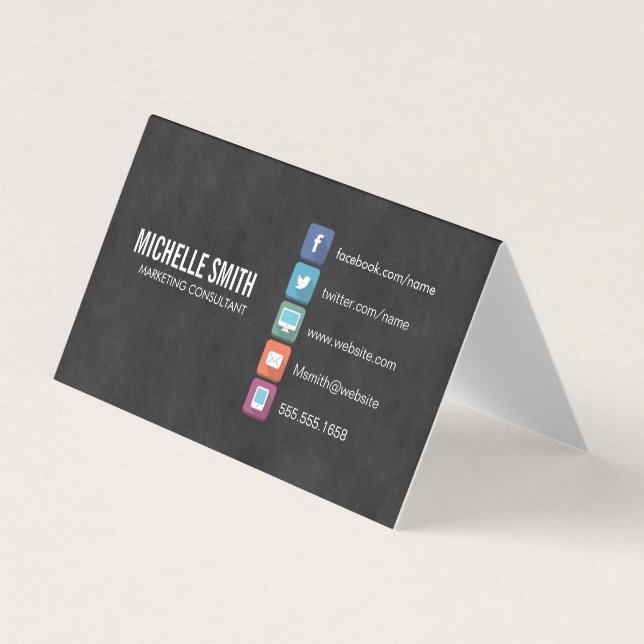 Minimalistisches Unternehmen Visitenkarten (Vorderseite)