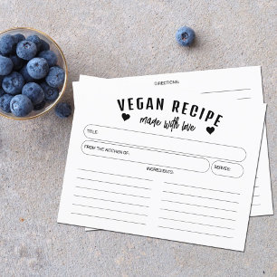 Minimalistisches Veganes Rezept, einfache Rezept-K