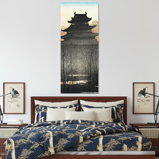 Minimalistisches Vintages Japanisch Hiroaki Takaha Leinwanddruck (Von Creator hochgeladen)