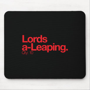 Minimalistisches Weihnachts-T-Shirt - Lords A Lean Mousepad