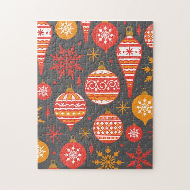 Minimalistisches Weihnachtsästhetik-Muster - Feier (Vertikal)