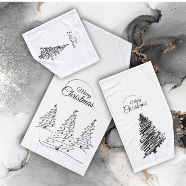 Minimalistisches Weihnachtsbaumbad Set (Von Creator hochgeladen)