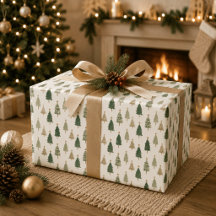 Minimalistisches Weihnachtsbaummuster