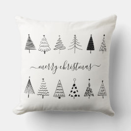 Minimalistisches Weihnachtsmuster Kissen