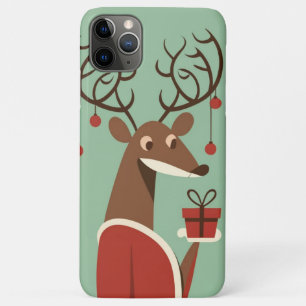 Minimalistisches Weihnachtsschenk für Rentiere Case-Mate iPhone Hülle