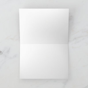 Minimalistisches Weiß Elegant für jeden Anlass Dankeskarte
